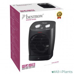 8712184044795 BESTRON AFH218 ZWENKENDE VENTILATORKACHEL ZWART 2000 WATT 5 JAAR GARANTIE
