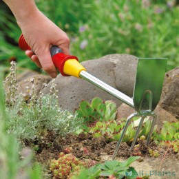 4009269302203 WOLF-GARTEN LN-2K DUBBELHAK RECHT BLAD 3 TANDEN 7 CM