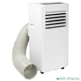 8712184054909 BESTRON AAC7000 MOBIELE AIRCONDITIONER 7000 BTU WIT 792 WATT AFVOERSLANG MET RAAM ADAPTER