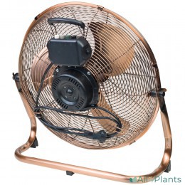 8712184054466 BESTRON DFA40CO RETRO VLOERVENTILATOR 45 CM KOPER 100 WATT ACHTERKANT