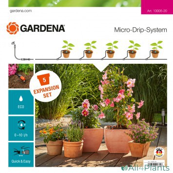 4078500018326 GARDENA MICRO DRIP SYSTEM UITBREIDINGSSET BLOEMPOTTEN