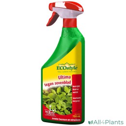 8711731012898 ECOSTYLE ULTIMA TEGEN ZEVENBLAD GEBRUIKSKLAAR 750 ML