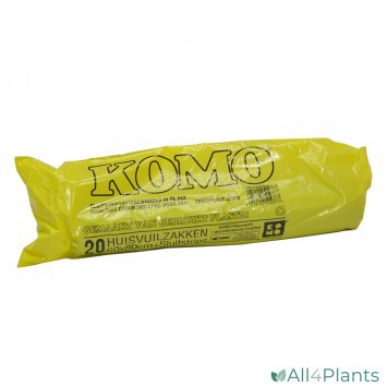 KOMO BIN LINERS 60 LITER  20 GREY BAGS