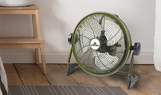 BESTRON AOD12ACCU LI-LION FLOOR VENTILATOR