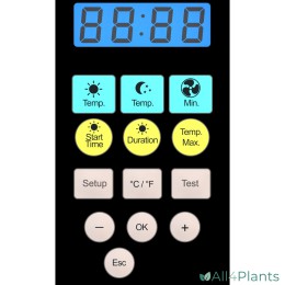 5425030260562 SECRET JARDIN NGROW NANO GROW LIGHT EN KLIMAAT CONTROLLER EENVOUDIG INSTELLEN