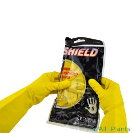 MAAT XL SHIELD RUBBER HUISHOUDHANDSCHOENEN GEEL